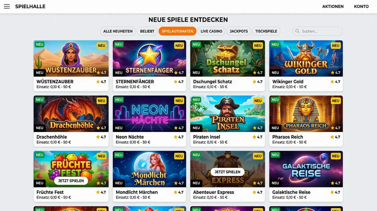 Neue Releases & Spezialspiele — Go Fish